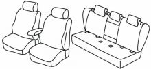 presvlake za sjedala za Audi A6, 2018> - C8, Sedan - 4 vrata