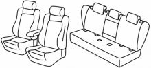 presvlake za sjedala za Audi A6, 2018> - Sport - 4 vrata