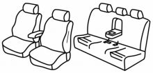 presvlake za sjedala za Bmw Serie 3, 2012>2019 - F30 Limousine - 4 vrata