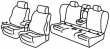 presvlake za sjedala za Bmw Serie 3, 2012>2019 - F30 Limousine - 4 vrata