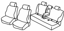 presvlake za sjedala za Bmw Serie 5, 2010>2017 - F10 Limousine - 4 vrata