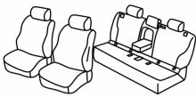 presvlake za sjedala za Bmw Serie 5, 2010>2017 - F11 Touring - 5 vrata