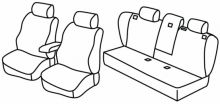 presvlake za sjedala za Bmw X3, 2003>2010 - E83 - 5 vrata