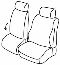 presvlake za sjedala za Dacia Dokker, 2018>