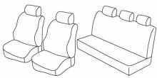 presvlake za sjedala za Dacia Logan, 2004>2013 - 4 vrata