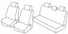 presvlake za sjedala za Dacia Logan, 2009>2013 - 4 vrata