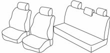 presvlake za sjedala za Dacia Sandero / Stepway, 2007>2012 - 5 vrata
