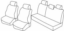 presvlake za sjedala za Dacia Sandero / Stepway, 2007>2012 - 5 vrata
