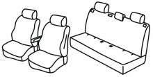 presvlake za sjedala za Dacia Sandero / Stepway, 2021> - 5 vrata