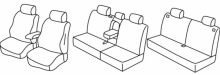 presvlake za sjedala za Fiat Freemont, 2011> - 5 vrata