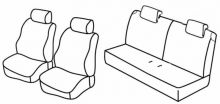 presvlake za sjedala za Fiat Panda, 2003>2012 - Amore, HB, 4X4 - 5 vrata