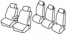 presvlake za sjedala za Ford C-Max, 2010> - Compact