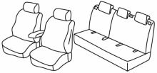 presvlake za sjedala za Ford Focus 4, 2018> - 5 vrata