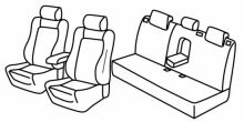 presvlake za sjedala za Ford Mondeo, 2014> - Titanium - 4 vrata,5 vrata