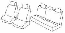 presvlake za sjedala za Hyundai i20, 2015>2018, 2018>2020 - 5 vrata