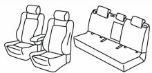 presvlake za sjedala za Hyundai i30, 2017> - Launch Edition, Premium, Premium Plus - 5 vrata