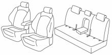 presvlake za sjedala za Hyundai Tucson, 2015>2018, 2018> - facelift 2018 - 5 vrata