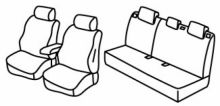 presvlake za sjedala za Kia Rio, 2017> - 5 vrata