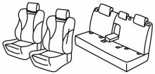 presvlake za sjedala za Land Rover Range Rover Evoque, 2016> - 5 vrata