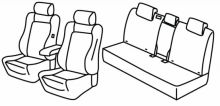 presvlake za sjedala za Lexus RX 450h+, 2022> - 5 vrata