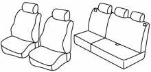 presvlake za sjedala za Mazda 323 F, 2000>2002 - 5 vrata