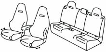 presvlake za sjedala za Mercedes A-Class, 2018> - W177, AMG Automatic - 5 vrata