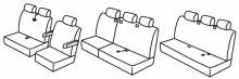 presvlake za sjedala za Mercedes Vito , 2003> - W639