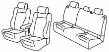 presvlake za sjedala za MG 4 EV, 2023> - Comfort , X-Power