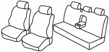 presvlake za sjedala za Mitshubishi L200, 2006>2015 - Pick Up