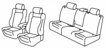 presvlake za sjedala za Nissan X-Trail, 2021> - T33, e-power, Tekna - 5 vrata
