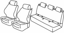 presvlake za sjedala za Opel Corsa E, 2015>2019 - 3 vrata