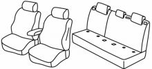 presvlake za sjedala za Opel Corsa F, 2019> - Elegance - 5 vrata