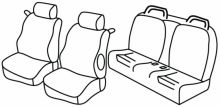 presvlake za sjedala za Peugeot 207 CC, 2006>2015 - CC - 2 vrata