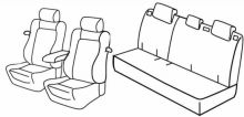 presvlake za sjedala za Peugeot 208, 2012>2019 - 3 vrata