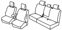 presvlake za sjedala za Renault Espace 6, 2023> - Alpine, E-Tech Hybrid - 5 vrata