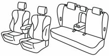 presvlake za sjedala za Subaru Outback, 2019> - Electric - 5 vrata