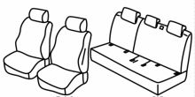 presvlake za sjedala za Suzuki Celerio, 2014> - 5 vrata