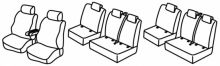 presvlake za sjedala za Toyota Proace Verso / Peugeot Traveller, 2016>