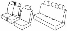 presvlake za sjedala za VW / MAN Crafter /TGE, 2017> - 5+1