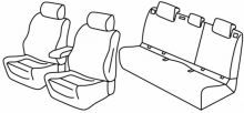 presvlake za sjedala za Volkswagen Polo, 2017> - Comfortline - 5 vrata