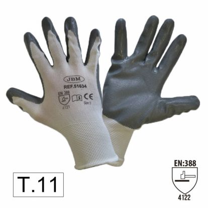 51398N PALM NITRILE COATED GLOVES T11