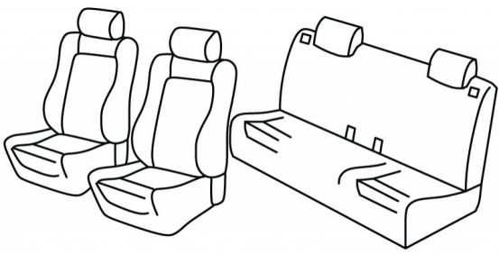 seat covers compatible for Alfa Romeo 146, 1994>2001 - 5 door