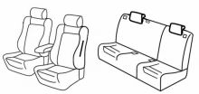 seat covers for Alfa Romeo 147, 2006>2010 - facelift 2006 - 5 door