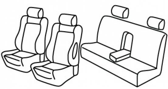 presvlake za sjedala odgovaraju za Alfa Romeo 156, 2003>2007 - facelift 2003 - 4 vrata