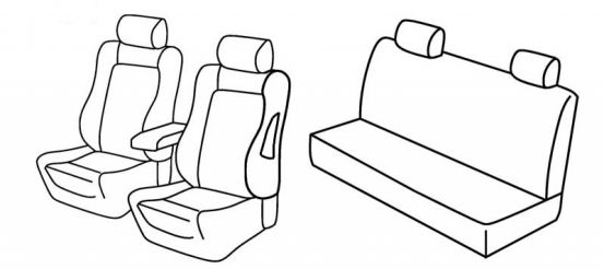 presvlake za sjedala odgovaraju za Alfa Romeo 156, 2003>2007 - facelift
