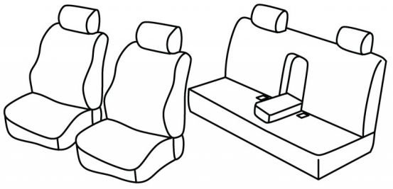 presvlake za sjedala odgovaraju za Audi 100/A6, 1992>1997