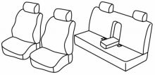 presvlake za sjedala za Audi 100/A6, 1992>1997
