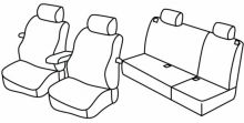 presvlake za sjedala za Audi A3, 1996>2003 - 3 vrata