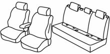 presvlake za sjedala za Audi A3, 2013>2020 - 5 vrata