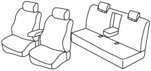 presvlake za sjedala za Audi A4 (B5), 1995>2001